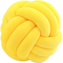 Coussin Knot en peluche douce, confectionné à la main en coton PP pour une touche d'élégance