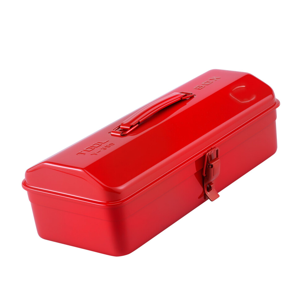 Heavy Duty Metal Tool Organizer Box Secure Locking- Red 7696000809526