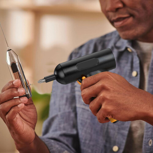 Wireless Electric Screwdriver With LED Illumination For 1