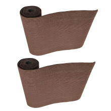 2Pieces Trimmable Pet Furniture Guards Anti Slip-Dark brown