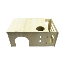 Pet Shelter House with Feeders And Waterer Rack-Denial kettle