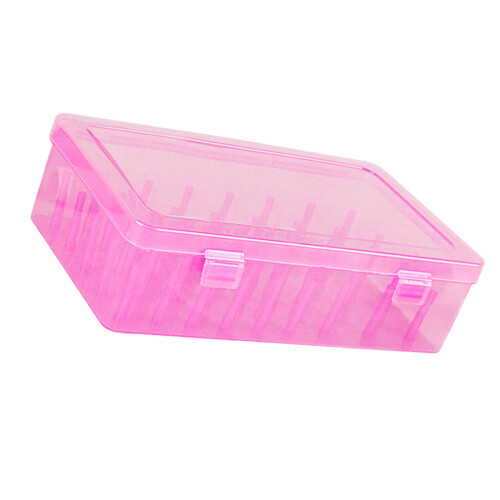 42 Slots Thread Spool Storage Box Thread Bobbin-Pink Color L