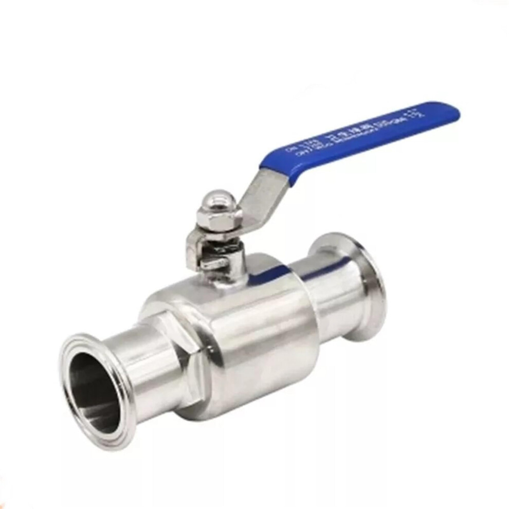 Sanitary Ball Valve 304 Stainless Steel Twopiece Tri Clamp Ferrule Type, 19Mm 25Mm 32Mm 1 Inch 9323874371351