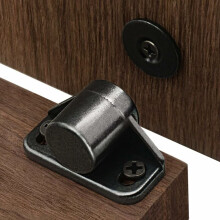 Køkkenskabsmagneter, magnetisk dørlåsesæt til bred anvendelse, rustfri, holdbar hardware med stærk magnetisk kraft
