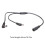 5,5 x 2,1 mm DC5521 Y-Splitter-Stromkabel, Buchse-Eins bis vier 5