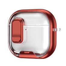 TPU Cover Case Auto Open Top Magnetic Close And Phone Stand-Red