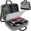 Portable Auditory Mixers Carrying Bag with Adjustable Strap and 4
