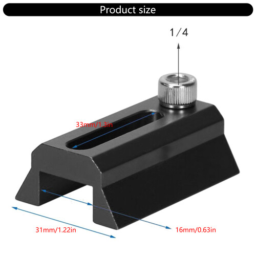 48mm Aluminum Guide Scope Dovetail Plate For Astronomical 2