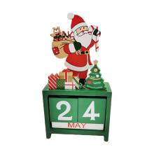 Contagem regressiva para a alegria do Natal, calendário do Advento em estilo vintage, presente perfeito para as festas de fim de ano com motivos de