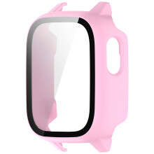 Clear Thin Cover Impact Resistant Watch Case for Watch-Pink