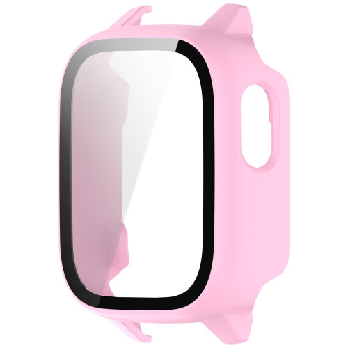 Clear Thin Cover Impact Resistant Watch Case for Watch-Pink