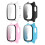 Clear Thin Cover Impact Resistant Watch Case for Watch-Pink 2