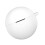 AntiSlip Earphone Case Featuring Secures Fit Lanyard Hole-White 1