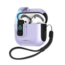 Heavy Duty Protective Cover Integrated Phone Viewer-Purple