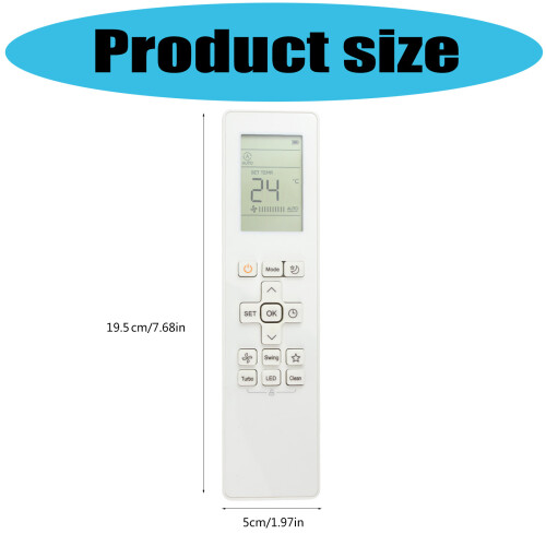 LCD Screen Air Conditioner Remote Control for RG10B(G)/BGEF Air 2