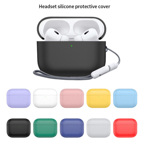 AntiSlip Earphone Case Featuring Secures Fit Lanyard-Sky blue 2