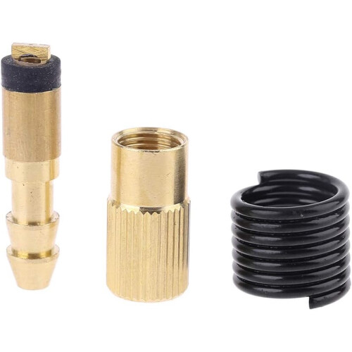 TwistOn Tire Inflator Adapter with Copper Thread Nozzle for Quick Inflation and Universal Air Compressor 2