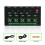 4-Kanal-Audiomischer mit 4 Eingängen und Sound-Controller für 5