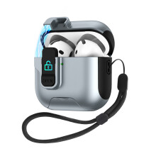 AntiDrop Earphone Case With Hiddens Stand Hollow Air-Gray