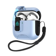 AntiDrop Earphone Case With Hiddens Stand Hollow Air-Royal Blue