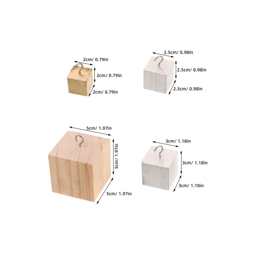 1Set Multi-Color Metal Density Blocks Physics Lab Science Teaching Kit 2