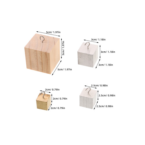 1Set Multi-Color Metal Density Blocks Physics Lab Science Teaching Kit 1
