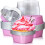 Charmerende hjerteformede flan-bageforme, engangs mini-cupcake-forme til ubesværet romantisk bagning 1