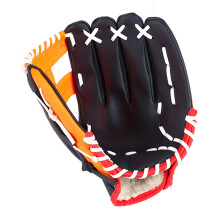 Baseball Gloves Soft PU Leather Thickened Pitcher Softball Gloves For Child Teen Adult Right/Left Hand Red