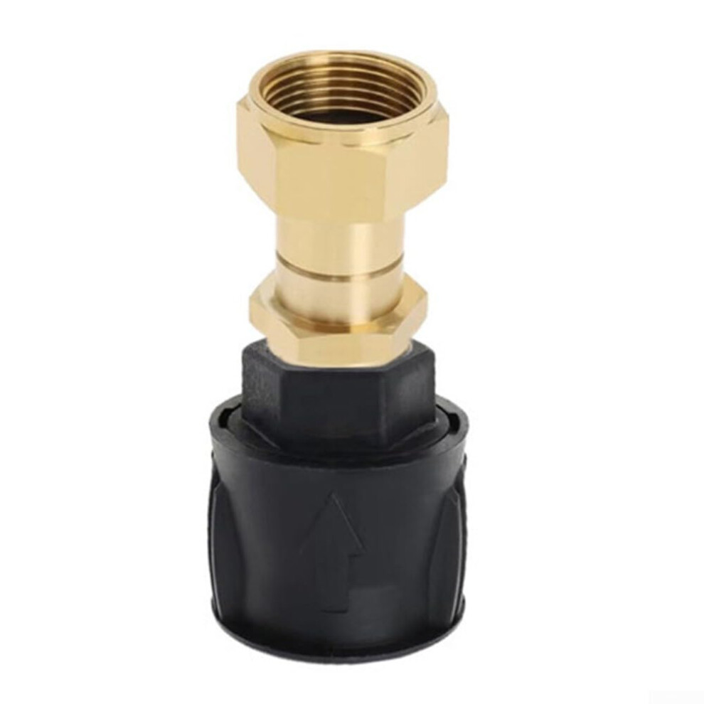 360 Degree Rotating Connector For Pressure Hoses, Antireel Design Prevents Kinking, Plastic 9067246227289