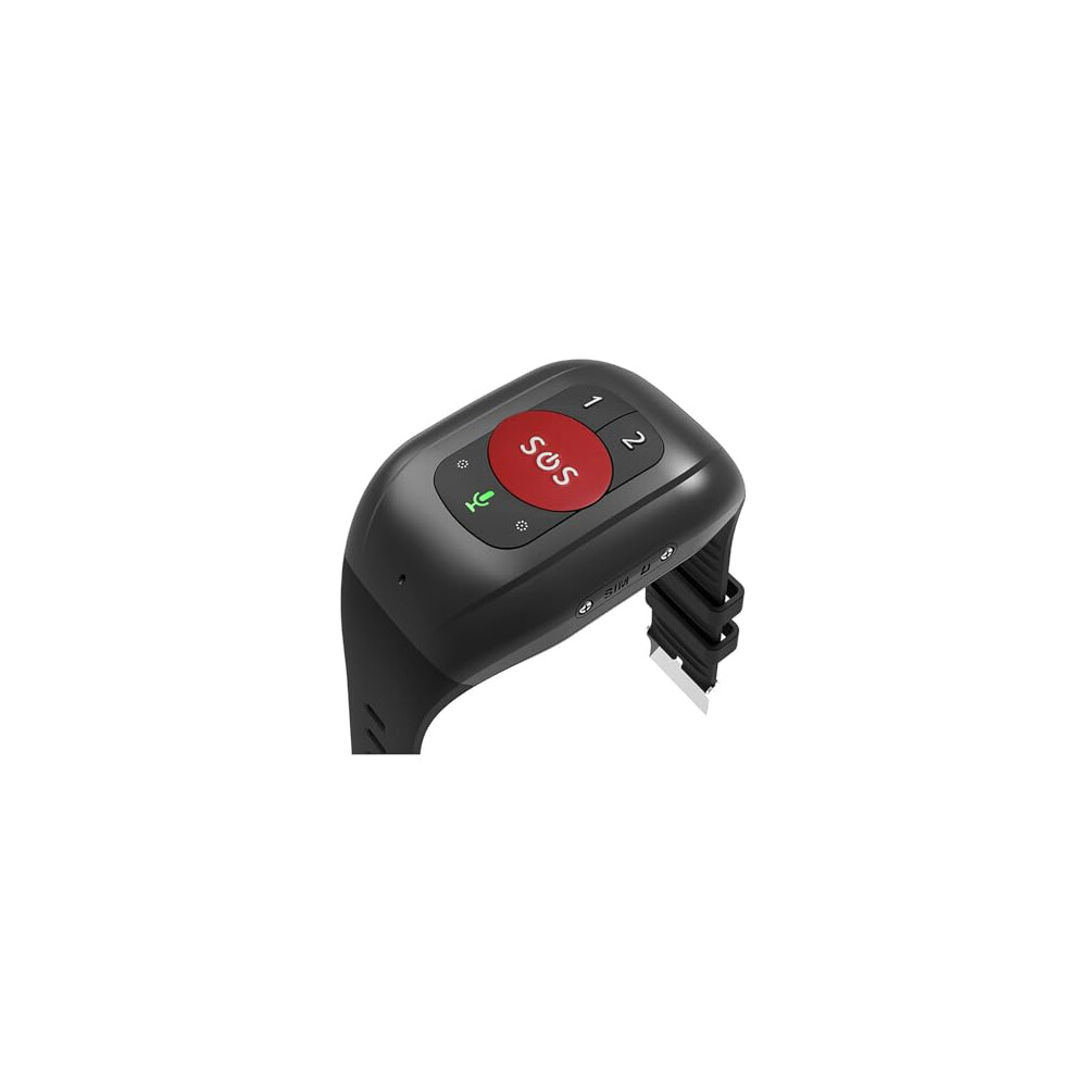 GPS Tracker Smart Watch For Seniors With Fall Detection Quick Call Medication Reminder Voice Intercom SOS Button