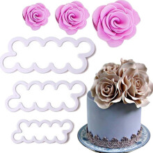 Sculptor's Delight, tagliafiori per fondente, stampo in silicone per fondente, strumento per realizzare fiori di zucchero per decorazioni di torte,