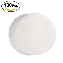 Papel manteiga antiaderente para grelha, forro multiuso impermeável ideal para churrasco, forro, cozimento e vapor (23 cm).