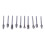 10-teiliges Rotationsfeile-Set aus 10