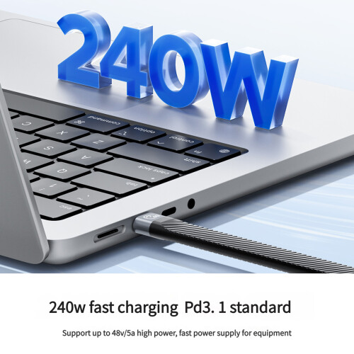 USB C 4.0 sleutelhanger datakabel 10/20/40Gbps-20Gbps 100W 4K 2