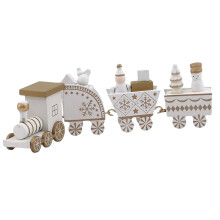 Decorațiune de Crăciun din lemn, design elegant, culoare atractivă, design premium din lemn natural, element de Crăciun pentru masă, raft de