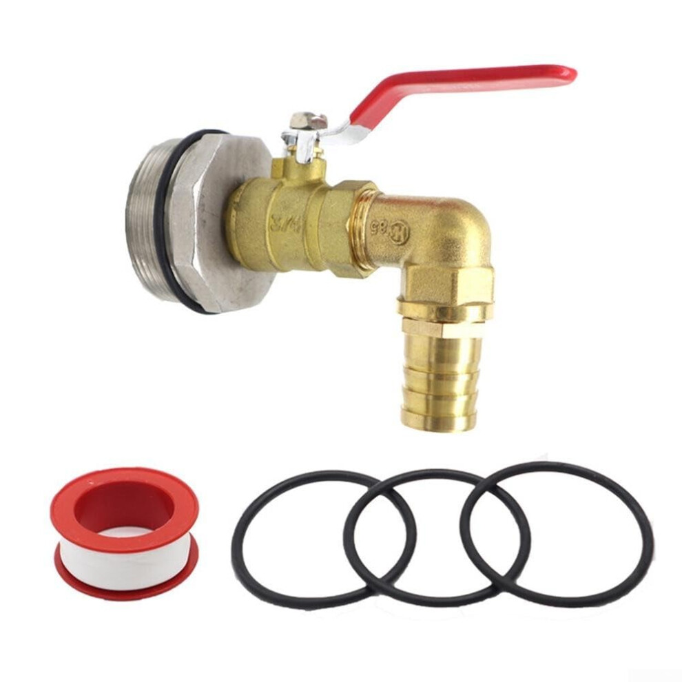 Stainless Steel Outlet Tap For 200L Drum, Replacement Parts, 25Mm Outlet For Oil And Water Dispensing 9105992731831