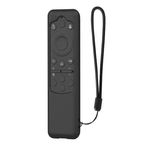 Protecteur de télécommande ergonomique, couverture complète-Noir
