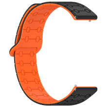 Magnetische gesp-horlogebanden voor meerdere-Zwart Oranje