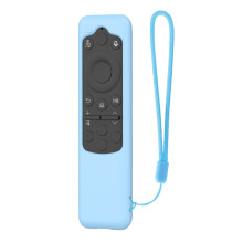 Étui de protection en Silicone pour télécommande,-Bleu lumineux
