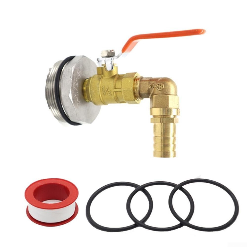 Oil Drum Outlet Tap Stainless Steel Replacement 20Mm Leak Proof Valve For 200L Drums Oil Water Industrial Liquids 9105992731770