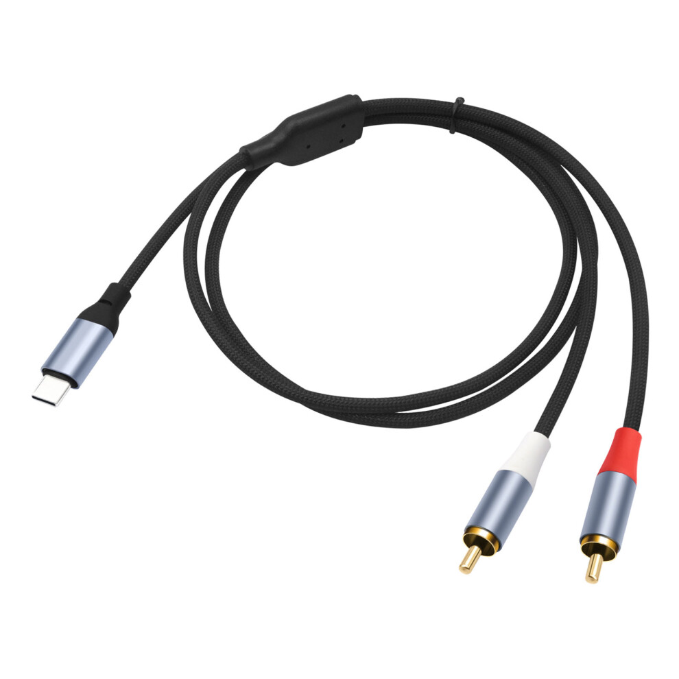 1M/2M/3.0M Usb C To 2Rca Converter Cable With Stable-2M 7709000182138