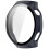 Watch Screen Protector Shell Case with Tempered Glass Film-Blue 1