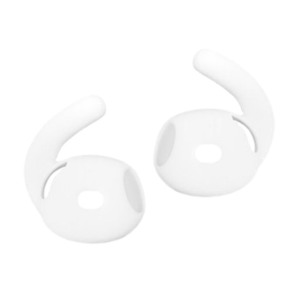 1/5Pair Antislip Silicone Ear Tips Earhook Earplug- 1 Pair White 7709000182251