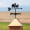 Eisen Windfahne Wetterstation Gartendekoration 8