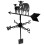 Eisen Windfahne Wetterstation Gartendekoration 9