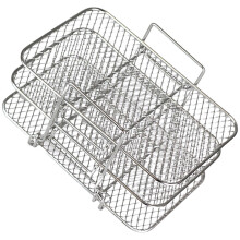 Draining Rack Stainless Steel Silver 1 Set 7.47x4.91x4.52in