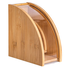 Fan Shape Kaffeefilterpapierhalter Aus Holz Für Haushaltsgebrauch