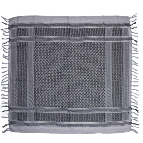 1St Arabischer Schal Quadratischer Kopftuch Wrap Grau 1