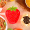 Futter Schale Erdbeer Servierplatte Tablett Salatschüssel 9