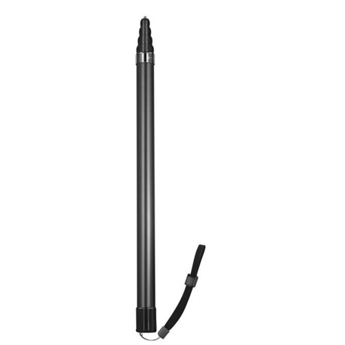Concealable Extendable Monopod For 360 Cameras Carbon-Sliver